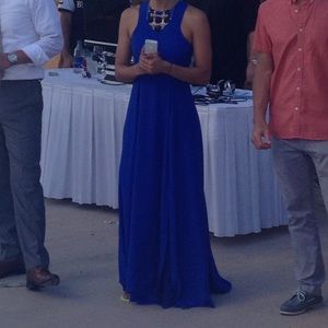 Naven Long Blue Dress